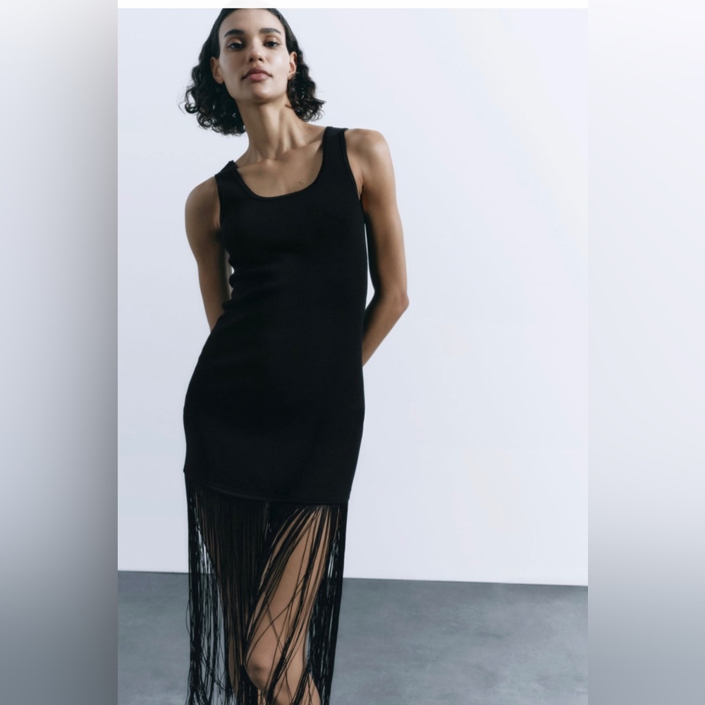 KNIT FLAPPER DRESS - Picture 3 of 4